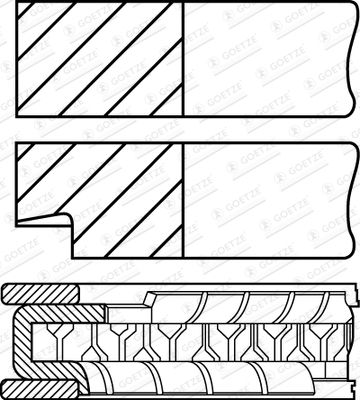 WG2191585 WILMINK GROUP Комплект поршневых колец