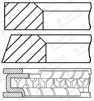 WG1187247 WILMINK GROUP Комплект поршневых колец