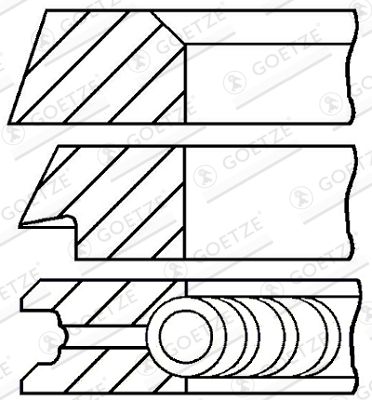 WG1096606 WILMINK GROUP Комплект поршневых колец