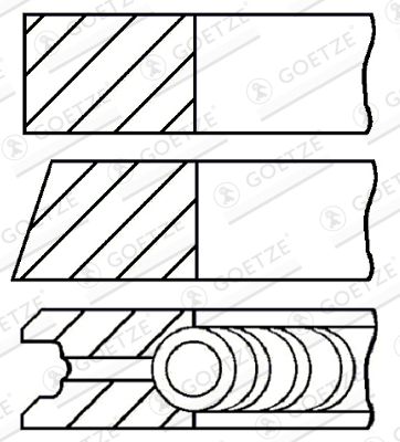 WG1096349 WILMINK GROUP Комплект поршневых колец