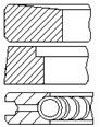 PR75000 FAI AutoParts Комплект поршневых колец