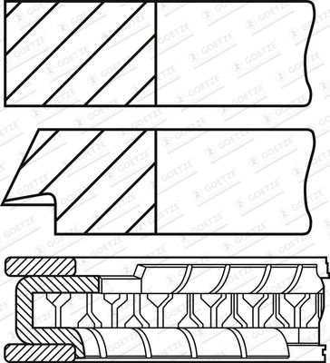 WG2171365 WILMINK GROUP Комплект поршневых колец