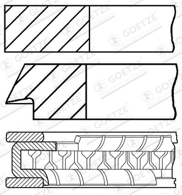 WG1096396 WILMINK GROUP Комплект поршневых колец