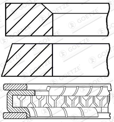 WG1187890 WILMINK GROUP Комплект поршневых колец