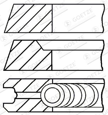 WG1096448 WILMINK GROUP Комплект поршневых колец