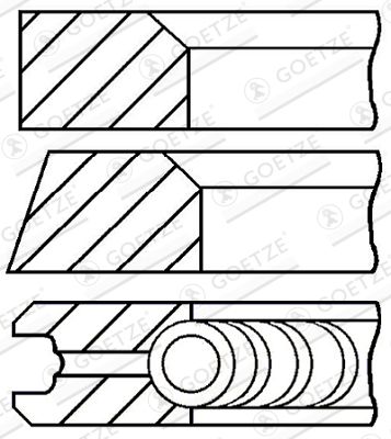 WG1096382 WILMINK GROUP Комплект поршневых колец