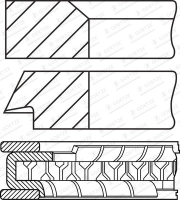 WG2202127 WILMINK GROUP Комплект поршневых колец