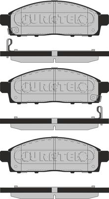 JCP4023 JURATEK Комплект тормозных колодок, дисковый тормоз
