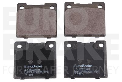 5502229911 EUROBRAKE Комплект тормозных колодок, дисковый тормоз