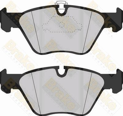 PA1121 Brake ENGINEERING Комплект тормозных колодок, дисковый тормоз