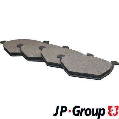 1163600910 JP GROUP Комплект тормозных колодок, дисковый тормоз