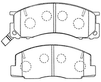 FP0500 FIT Комплект тормозных колодок, дисковый тормоз
