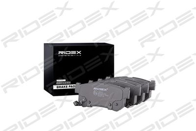 402B0159 RIDEX Комплект тормозных колодок, дисковый тормоз