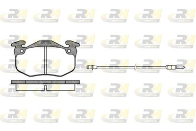 214442 ROADHOUSE Комплект тормозных колодок, дисковый тормоз