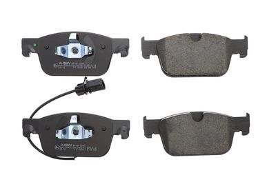 BPVW1040 AISIN Комплект тормозных колодок, дисковый тормоз