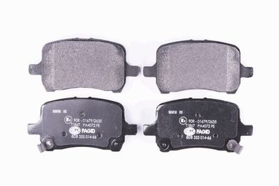 8DB355014661 HELLA Комплект тормозных колодок, дисковый тормоз