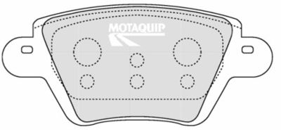 LVXL1247 MOTAQUIP Комплект тормозных колодок, дисковый тормоз