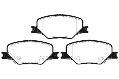 RA12260 RAICAM Комплект тормозных колодок, дисковый тормоз