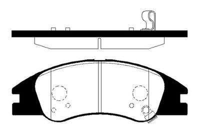 FBP4320 FI.BA Комплект тормозных колодок, дисковый тормоз
