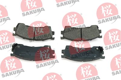 600303580 SAKURA Комплект тормозных колодок, дисковый тормоз