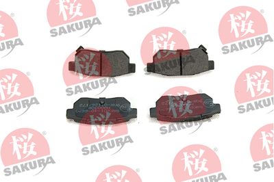 601406620 SAKURA Комплект тормозных колодок, дисковый тормоз