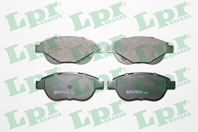 05P1751 LPR Комплект тормозных колодок, дисковый тормоз