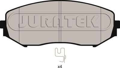 JCP4060 JURATEK Комплект тормозных колодок, дисковый тормоз
