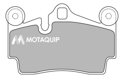 LVXL1433 MOTAQUIP Комплект тормозных колодок, дисковый тормоз
