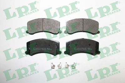05P665 LPR Комплект тормозных колодок, дисковый тормоз
