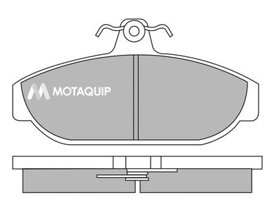 LVXL369 MOTAQUIP Комплект тормозных колодок, дисковый тормоз
