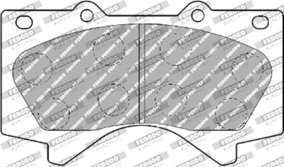 FDSE4229 FERODO RACING Комплект тормозных колодок, дисковый тормоз
