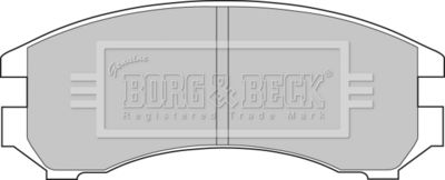 BBP1051 BORG & BECK Комплект тормозных колодок, дисковый тормоз