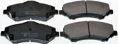 B110987 DENCKERMANN Комплект тормозных колодок, дисковый тормоз
