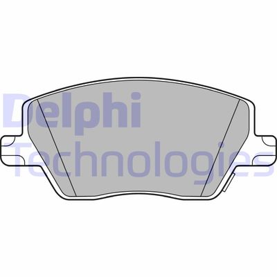 LP3289 DELPHI Комплект тормозных колодок, дисковый тормоз