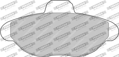 FDS749 FERODO RACING Комплект тормозных колодок, дисковый тормоз