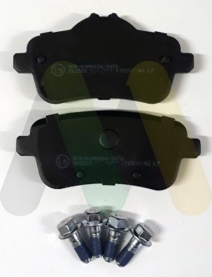 LVXL1942 MOTAQUIP Комплект тормозных колодок, дисковый тормоз
