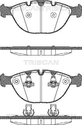 811011011 TRISCAN Комплект тормозных колодок, дисковый тормоз