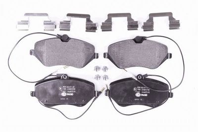8DB355011491 HELLA PAGID Комплект тормозных колодок, дисковый тормоз