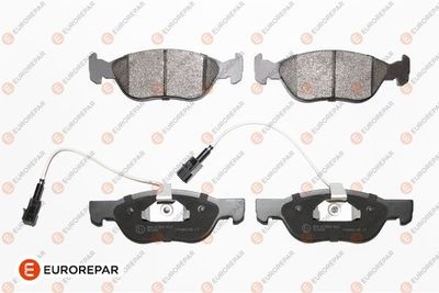 1617277080 EUROREPAR Комплект тормозных колодок, дисковый тормоз