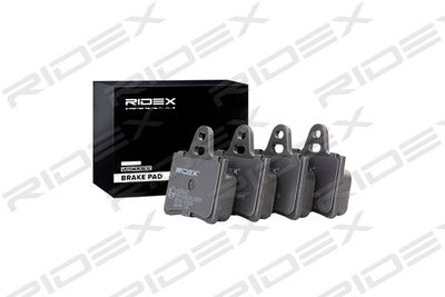 402B0641 RIDEX Комплект тормозных колодок, дисковый тормоз