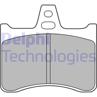 LP1426 DELPHI Комплект тормозных колодок, дисковый тормоз