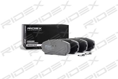 402B0548 RIDEX Комплект тормозных колодок, дисковый тормоз