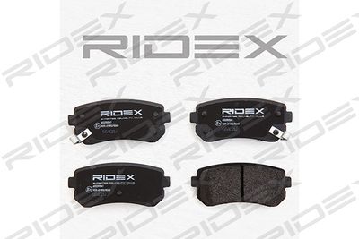 402B0041 RIDEX Комплект тормозных колодок, дисковый тормоз