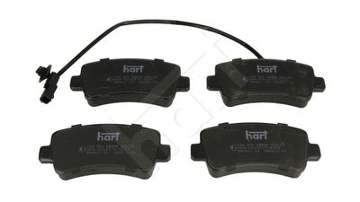 250594 HART Комплект тормозных колодок, дисковый тормоз