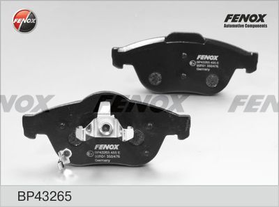BP43265 FENOX Комплект тормозных колодок, дисковый тормоз