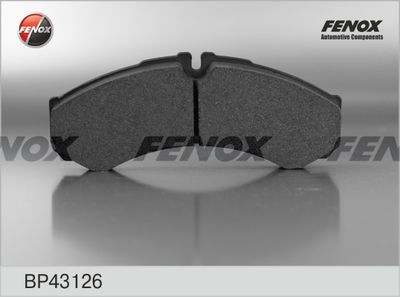 BP43126 FENOX Комплект тормозных колодок, дисковый тормоз