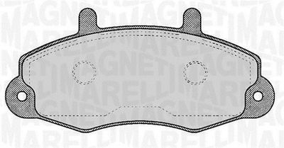 363916060268 MAGNETI MARELLI Комплект тормозных колодок, дисковый тормоз