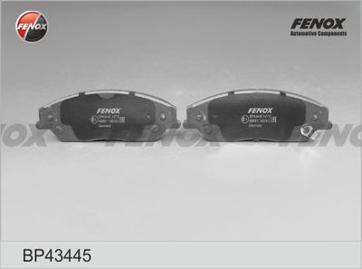 BP43445 FENOX Комплект тормозных колодок, дисковый тормоз