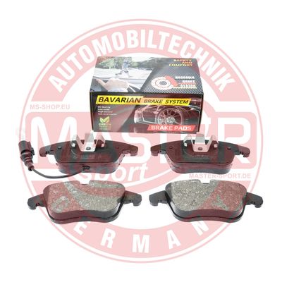 K6072422 MASTER-SPORT GERMANY Комплект тормозных колодок, дисковый тормоз