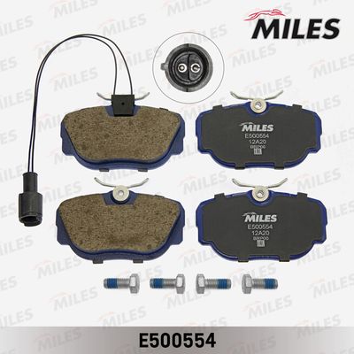 E500554 MILES Комплект тормозных колодок, дисковый тормоз